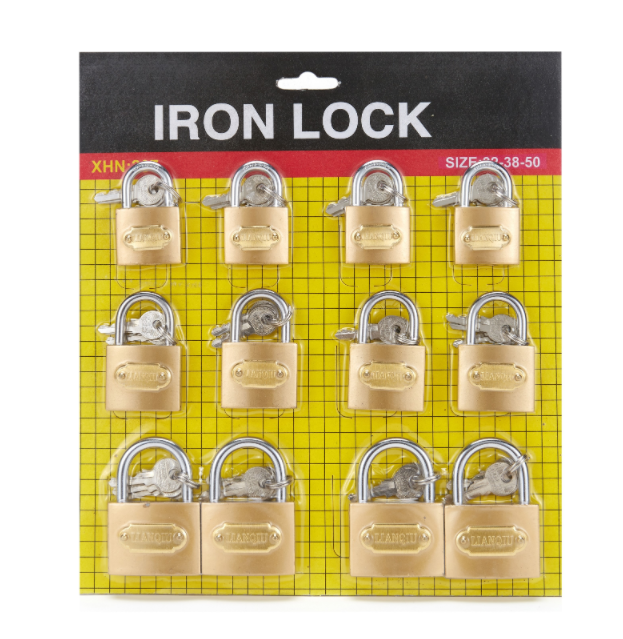 Cadeado Pad Lock safe lock Candado Brass Paints iron Padlock Lotes De Candados secure pad locks