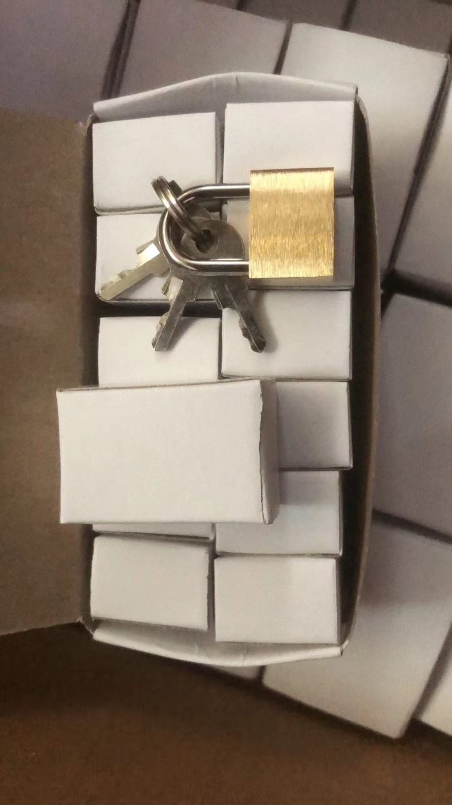 OEM candado 20 mm Same key keyed alike small lock Cheap thin brass padlock