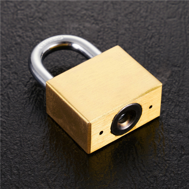 Factory OEM candado Square type hardened shackle brass padlock brass vane keys locks keyed Alike padlock