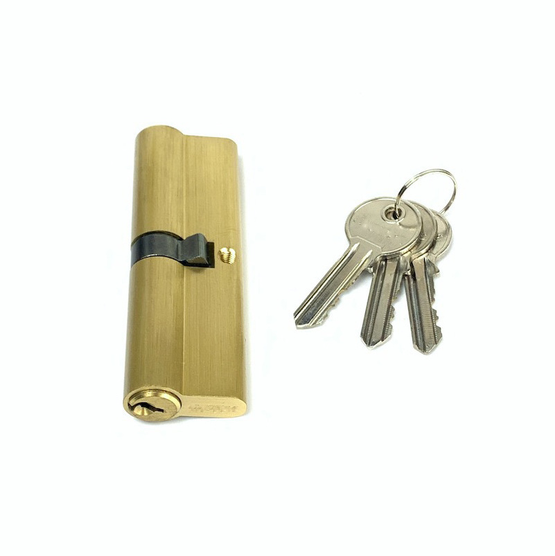 Euro 100mm double open brass cylinder lock Master key cylinder