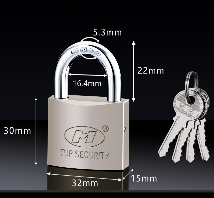 Heavy Duty Nickel Plated locks keys Cadeado Pad Lock safe lock Candado Iron Padlock Lotes De Candados secure padlock