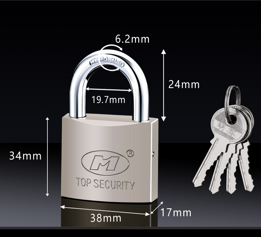 Heavy Duty Nickel Plated locks keys Cadeado Pad Lock safe lock Candado Iron Padlock Lotes De Candados secure padlock