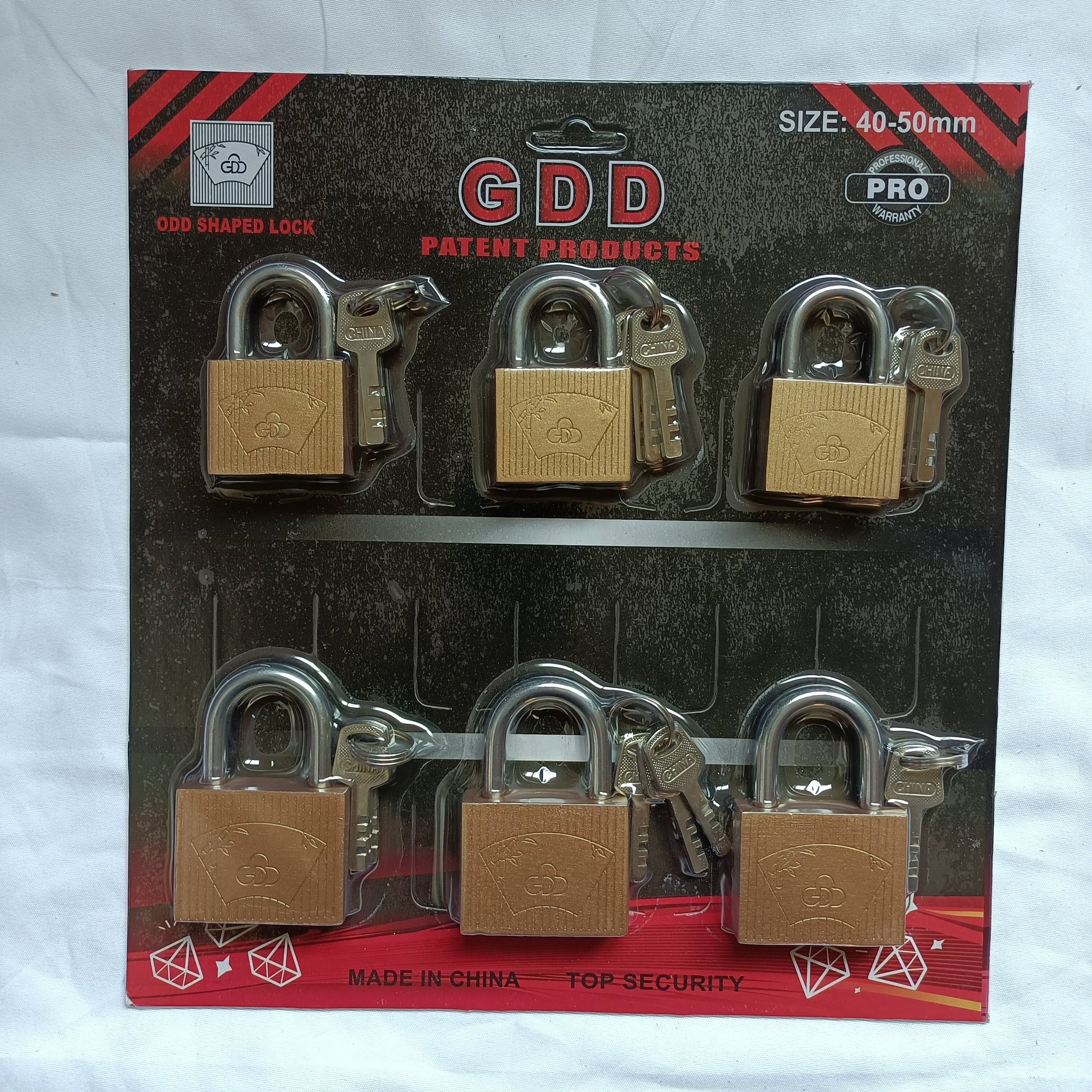 Factory custom high quality school warehouse  KA 50mm vane key square master key iron padlock