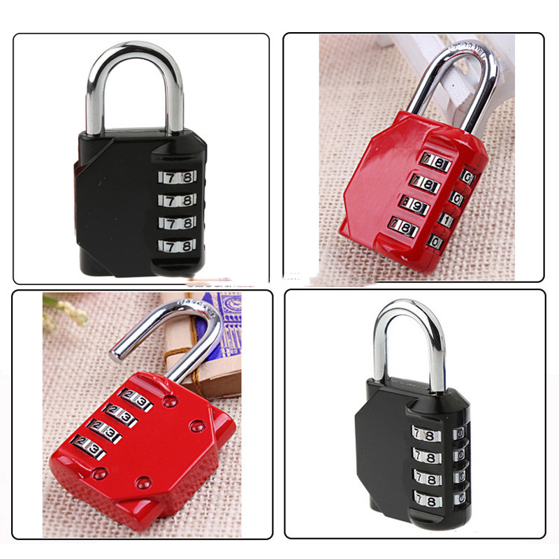 HB22-2 spot goods from Factory OEM candado luggage lock zinc alloy  padlock combination lock