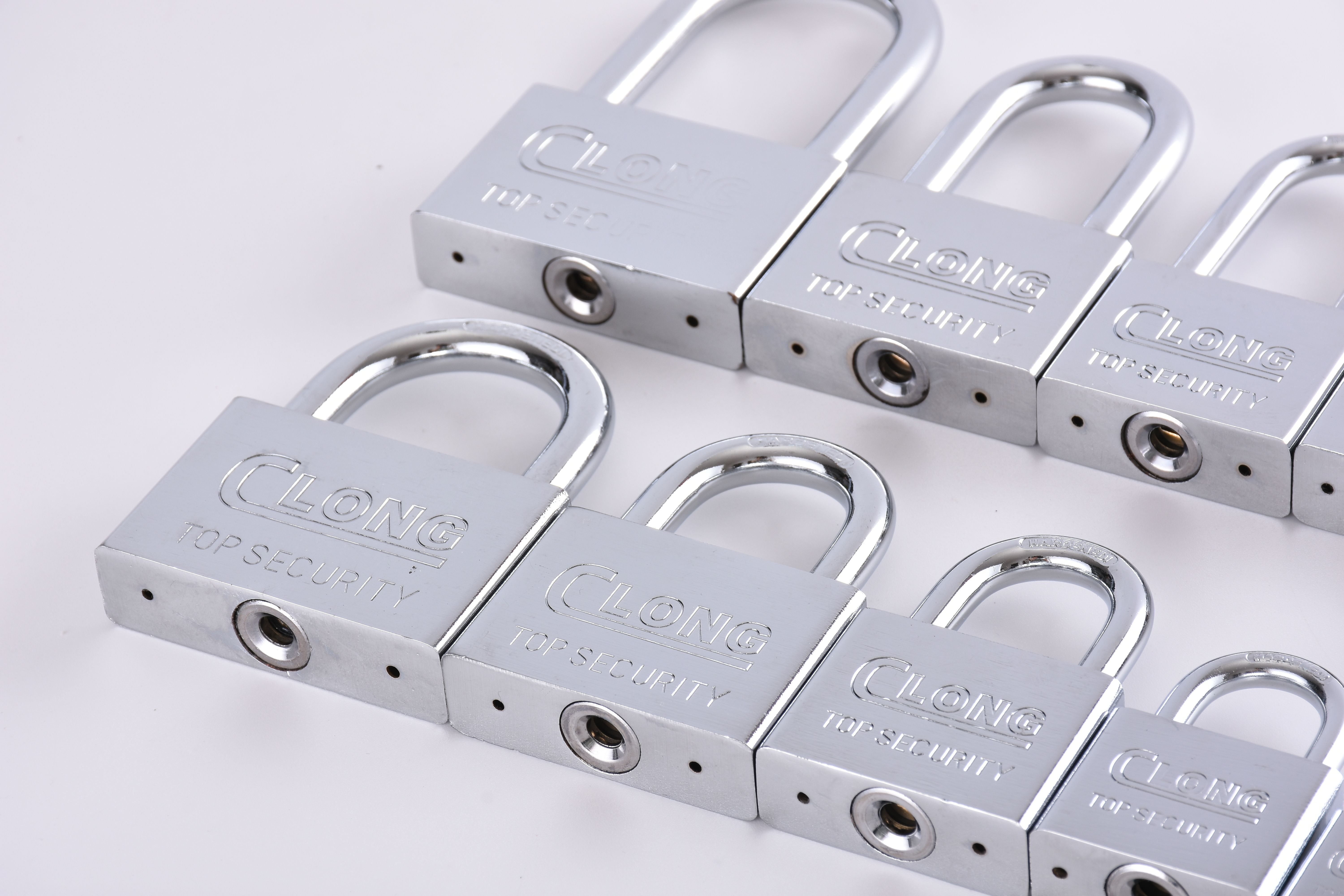 stainless steel padlock anti-rust disc lock padlock chain brass key locker with padlock