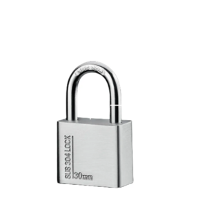 High Quality Square Shape Rust Proof 304 Stainless Steel Security  30MM Long Short Shackle Padlock