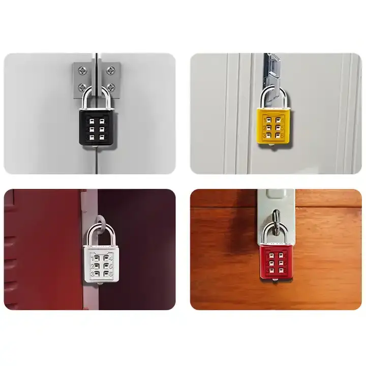 Six-Key Combination Password Padlock  for The Blind Lettering Padlock for Outdoor 6 Digits Combination Lock