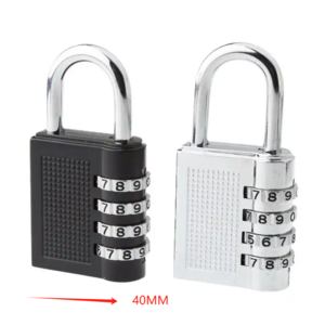 4 Digit combination padlocks big size travel Luggage Lock zinc alloy code Password gym lock combination lock for cabinet