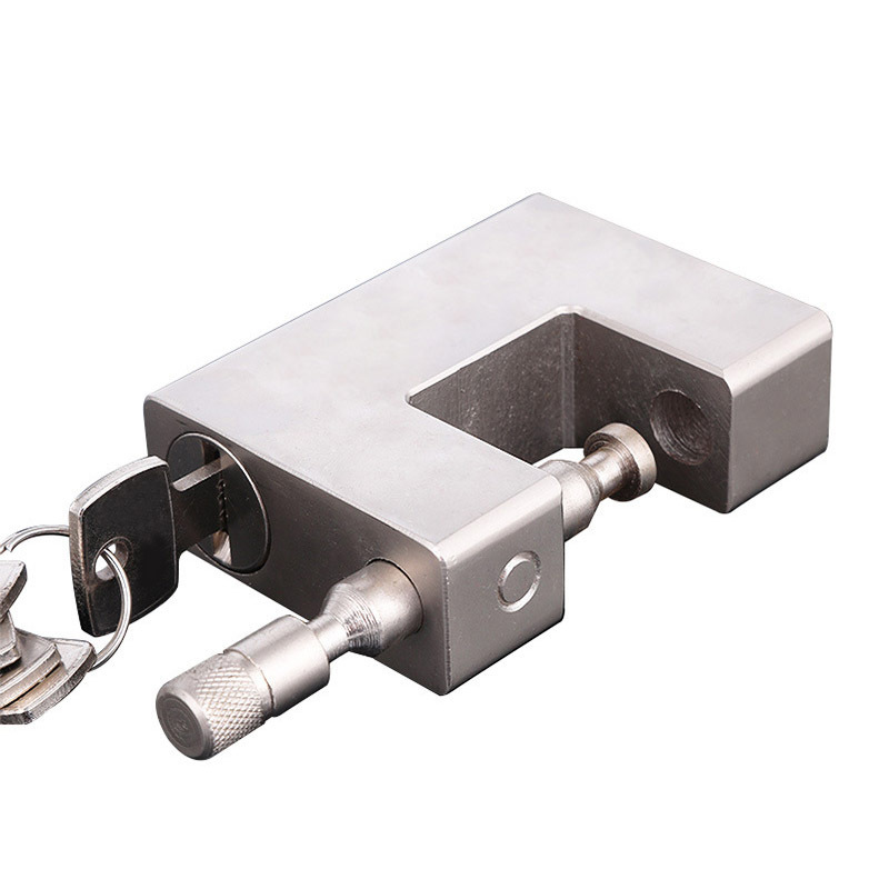 High Security Steel Rectangular Padlock Door Lock for Garage Trailer Warehouse Logistics Anti-Saw and Anti-Pick Locks