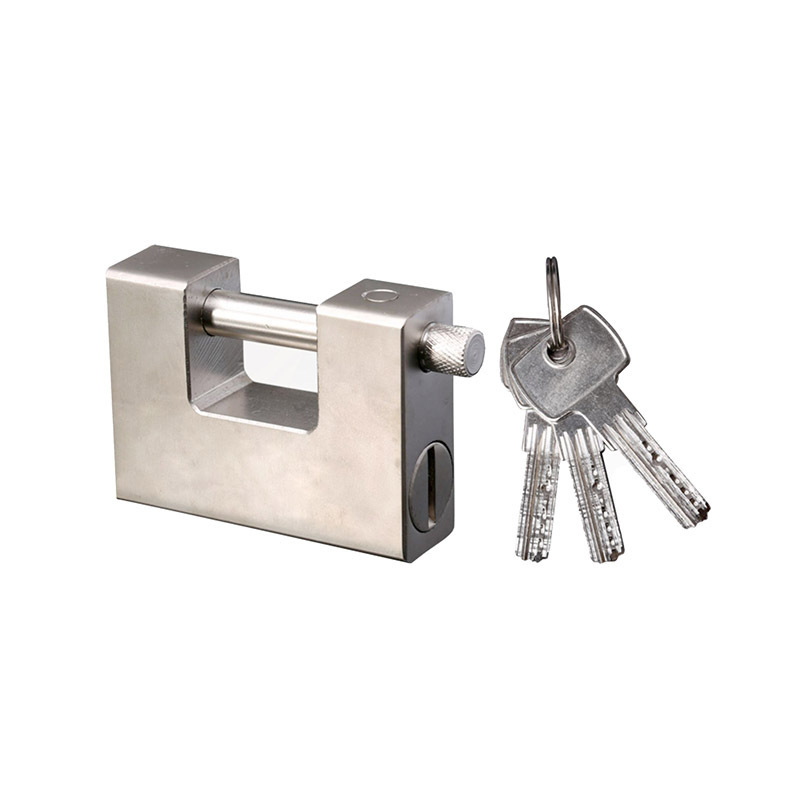 High Security Steel Rectangular Padlock Door Lock for Garage Trailer Warehouse Logistics Anti-Saw and Anti-Pick Locks