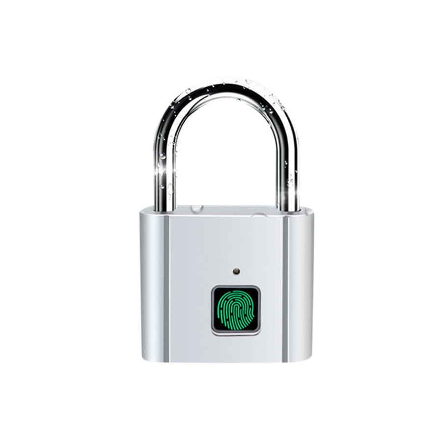 Smart fingerprint home security anti-theft padlocksmart padlock fingerprint fingerprint locker padlock gym padlock