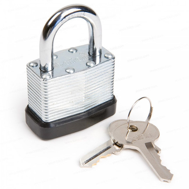 Corrosion Resistant Waterproof Master key master padLock 30mm 40mm  65mm 90mm Steel Safety Laminated Padlock