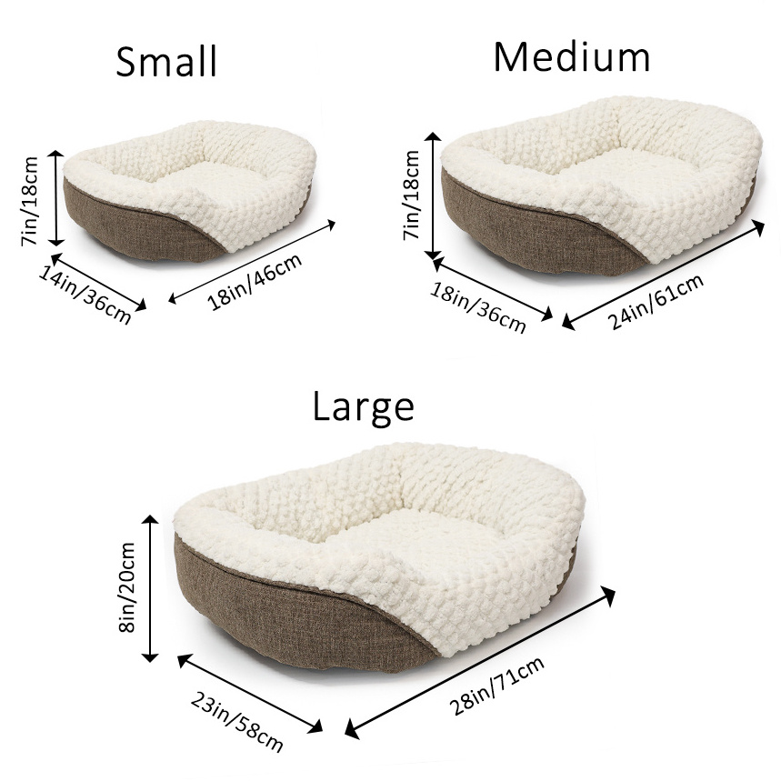 FAIRYPET Premium Super Soft Waterproof Dog and Cat Bed Machine Washable Indoor Pet Bed from Manufacturer Wholesale