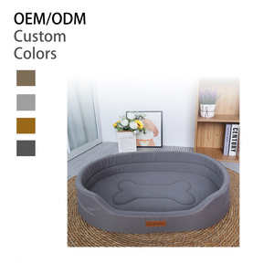 2024 New Arrivals Manufacturer Wholesale Dropshipping Luxury Washable Removable Foam Waterproof Pet Dog Bed