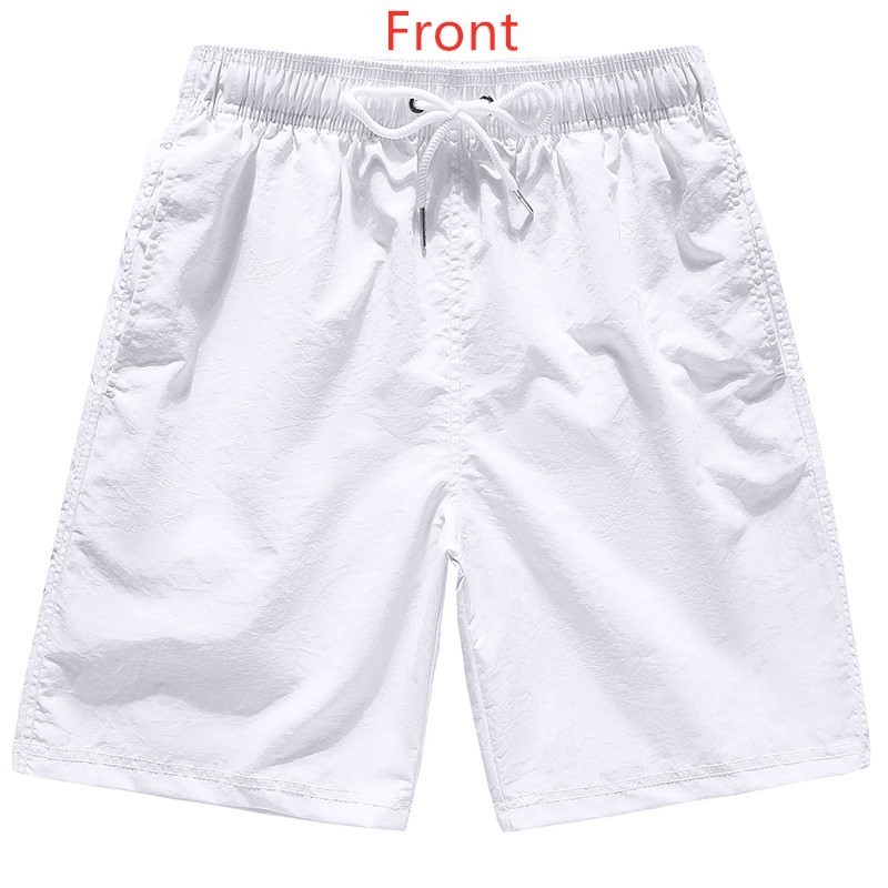 Summer Elastic Waist Custom Logo Mens Swim Shorts Running Nylon Shorts100% Polyester Swim Trunks Mesh Beach Shorts For Men