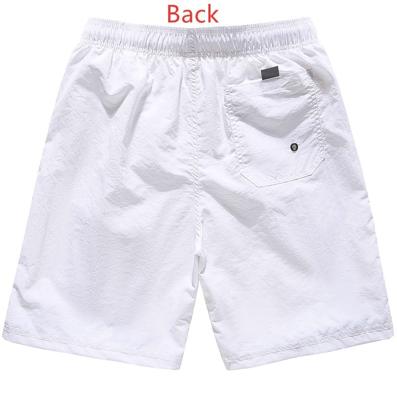 Summer Elastic Waist Custom Logo Mens Swim Shorts Running Nylon Shorts100% Polyester Swim Trunks Mesh Beach Shorts For Men