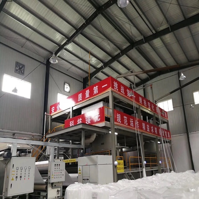 High quality nonwoven fabric making machine non woven fabric production line