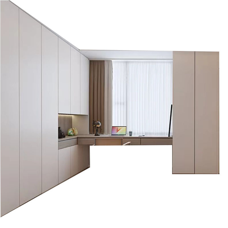 High Quality Custom  Modern Minimalist Wooden Hanging Storage Wardrobe Closet