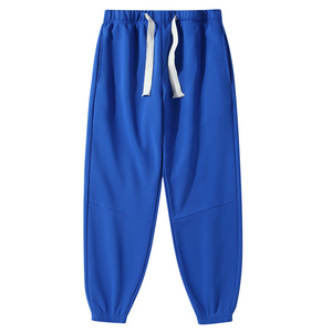 Custom brand logo oversize men's trousers cotton work sports casual jogging pants