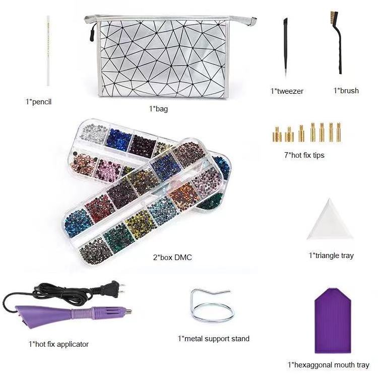 2021 new trend high quality 7in1 Diy Craft Tools Hotfix Rhinestone