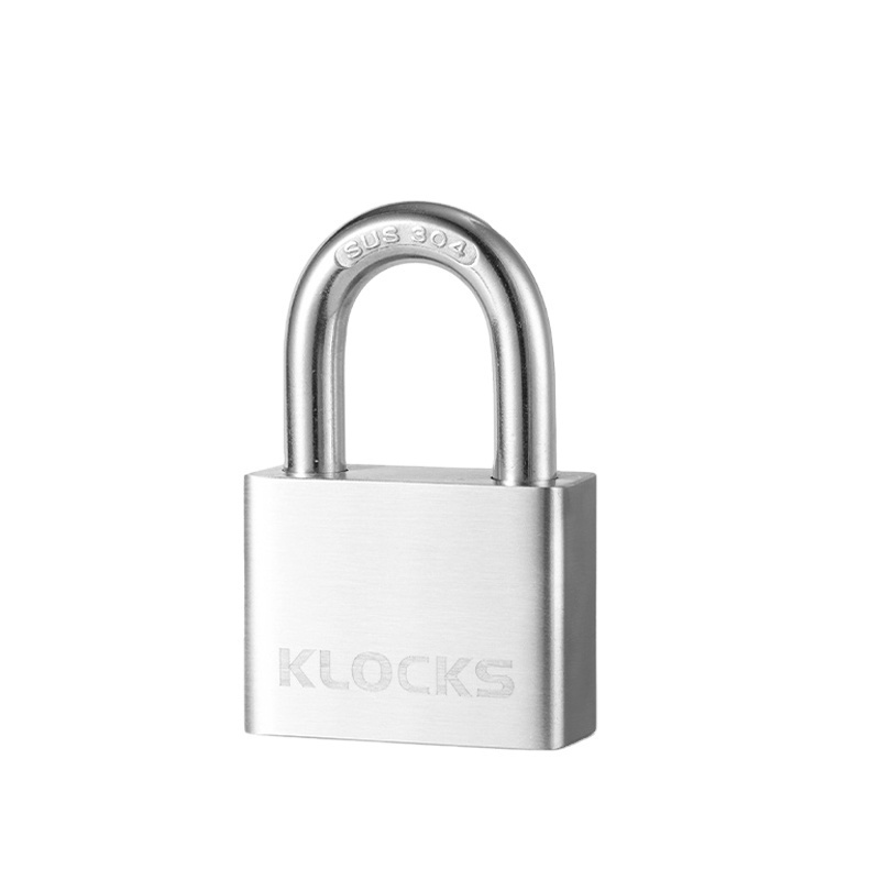 KLOCKS 50MM anti-cutting  stainless steel anti-rust waterproof Key padlock