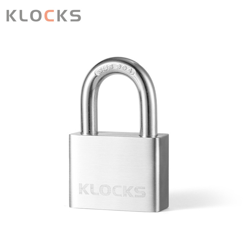 KLOCKS 50MM anti-cutting  stainless steel anti-rust waterproof Key padlock