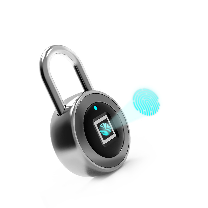 Fingerprint Padlock Thumbprint Lock USB Rechargeable IP65 Waterproof smart padlock