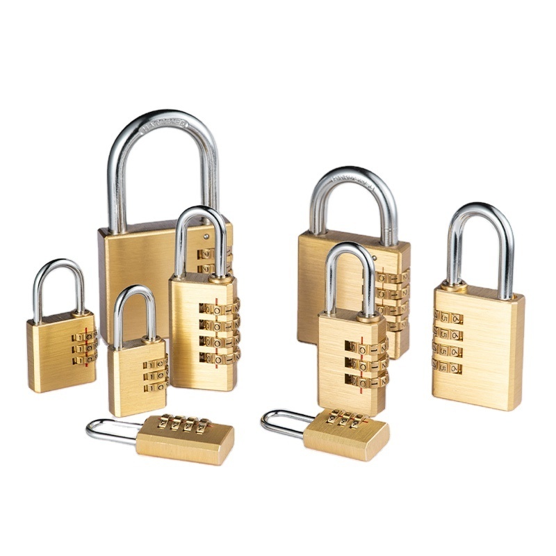 Digit Ultra safe and convenient brass combination padlock luggage lock door lock