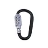 Carabiner Combination Lock Zinc Alloy 3 Dial Digit Combination for Helmet Suitcase Travel Luggage Backpack Lock