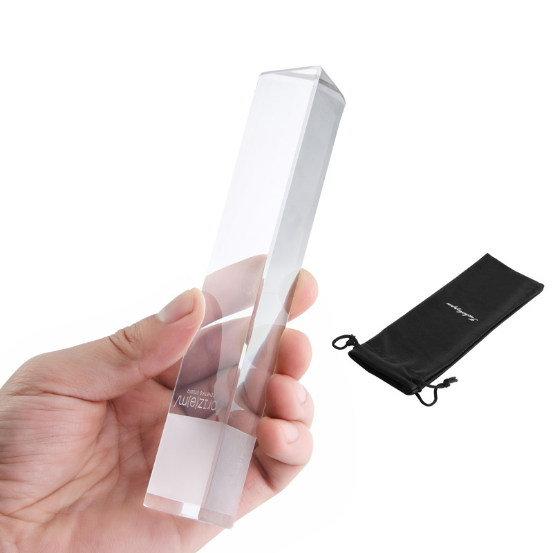 High quality cut small prism 30*100mm optical glass prism for taking photo