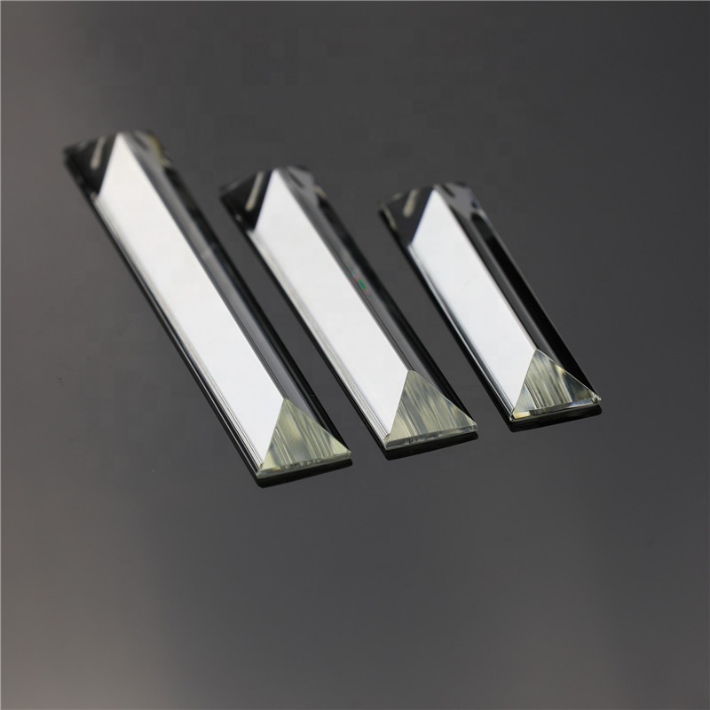 Wholesale crystal glass prism spare parts for chandelier and curtains