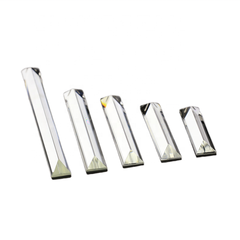 Wholesale crystal glass prism spare parts for chandelier and curtains