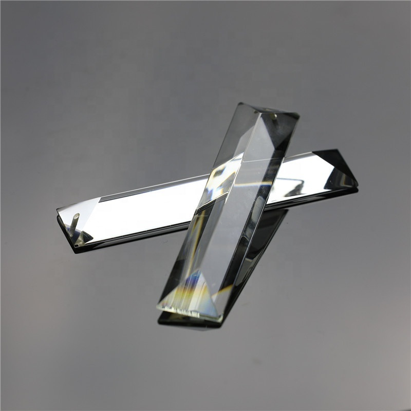 Wholesale crystal glass prism spare parts for chandelier and curtains