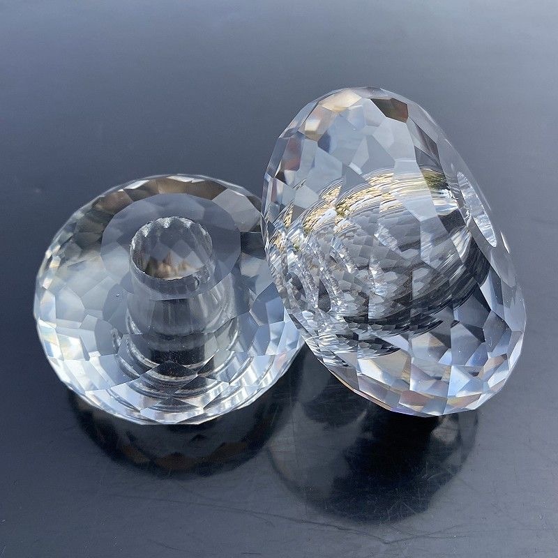 Best seller wholesale cheap price factory directly crystal ball beads/Clear glass faceted crystal ball with hole for decoration