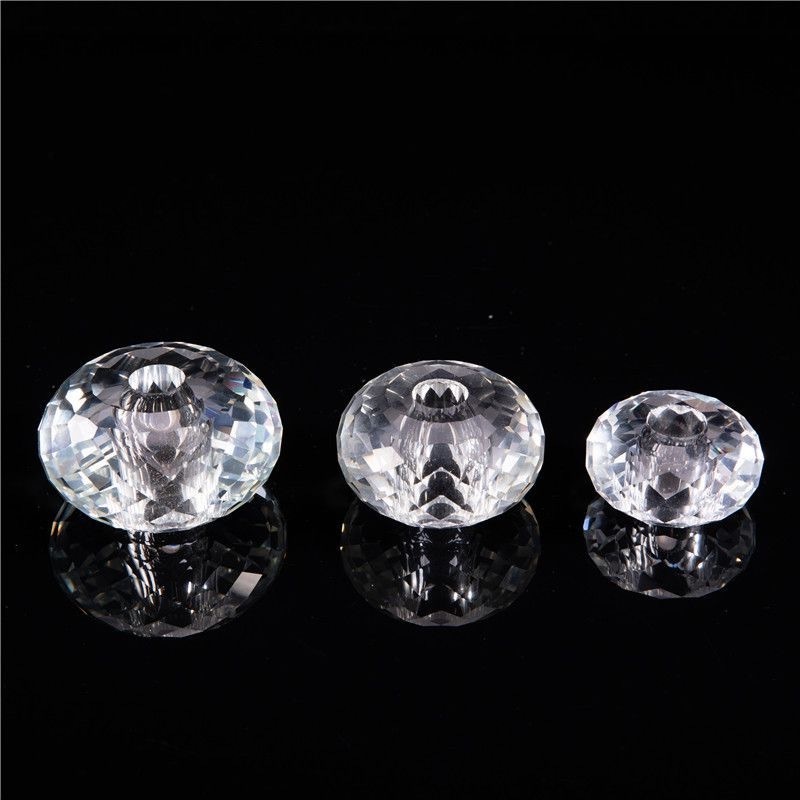 Best seller wholesale cheap price factory directly crystal ball beads/Clear glass faceted crystal ball with hole for decoration