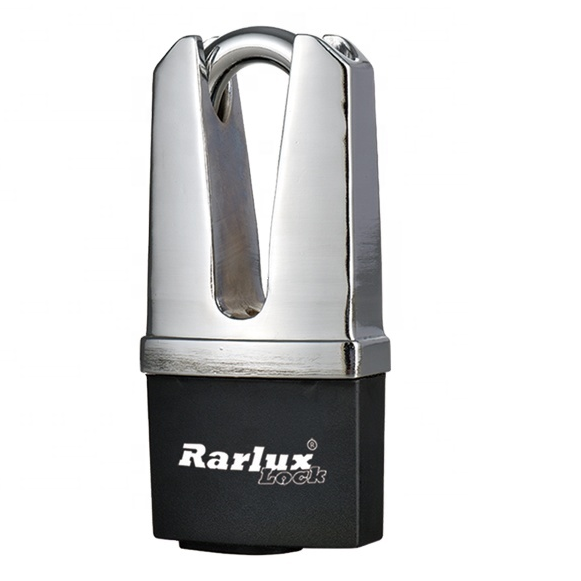 Rarlux Waterproof Padlock Shackle Protected Disc Padlock with plastic cover High Safety 4 Keys 55mm,65mm CN;ZHE