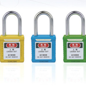 Rarlux security padlock colorful industrial long steel shackle lockout padlock durable security lock