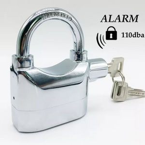 Rarlux  110db alarm lock hiigh security waterproof and reliable siren alarm padlock