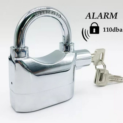 Rarlux  110db alarm lock hiigh security waterproof and reliable siren alarm padlock