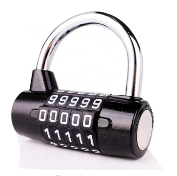 5-digit code security password zinc alloy padlock for gym toolbox cabinet combination padlock