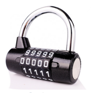 5-digit code security password zinc alloy padlock for gym toolbox cabinet combination padlock