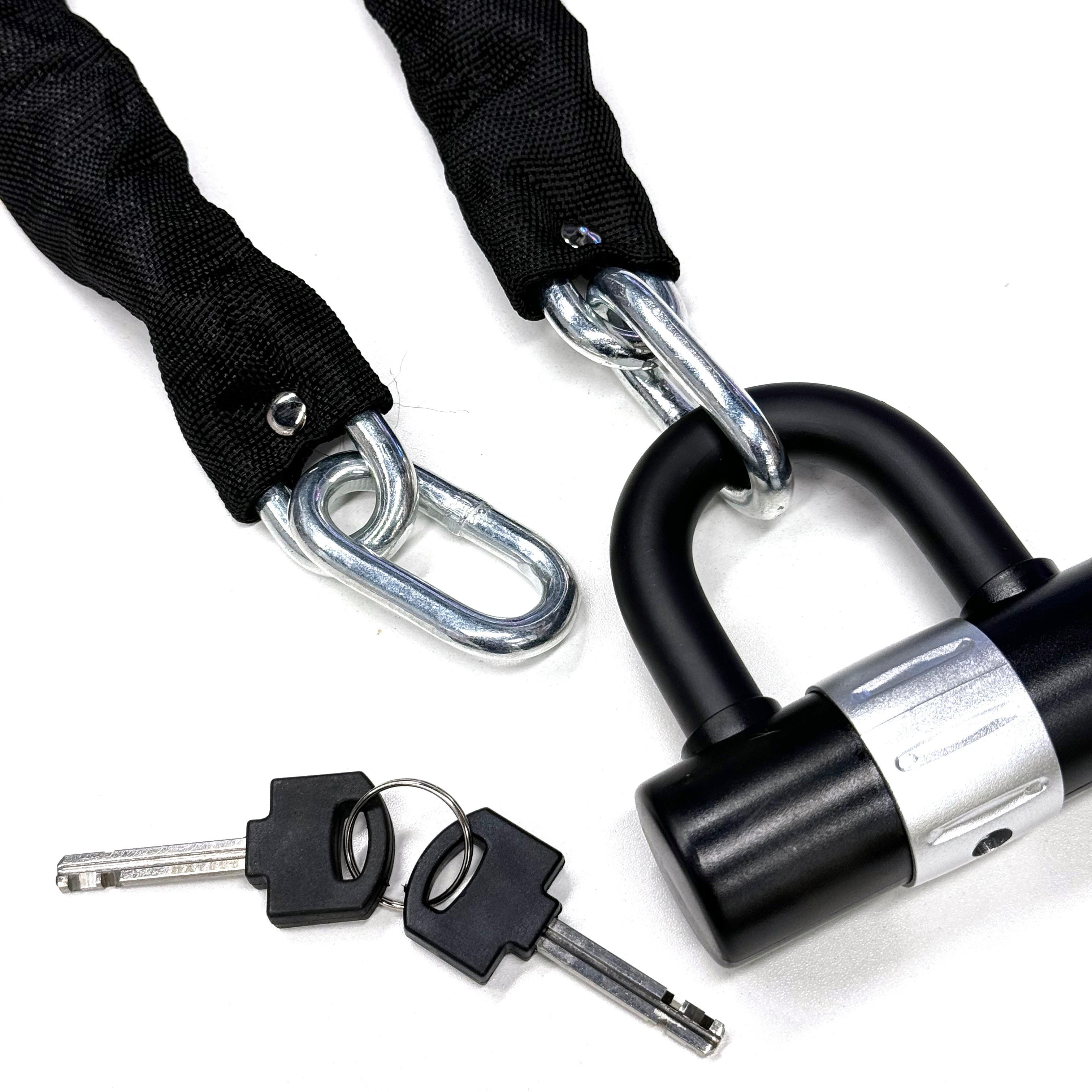 Best Selling 8*1000mm Top Quality Security Hardened Anti-Theft Motorcycle cycle lock Bicycle Chain Lock