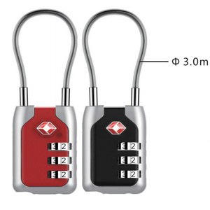 Rarlux Tsa Padlock 3 Digital password Luggage Bag Zinc Alloy lock body combination wheel suitcase combination padlock