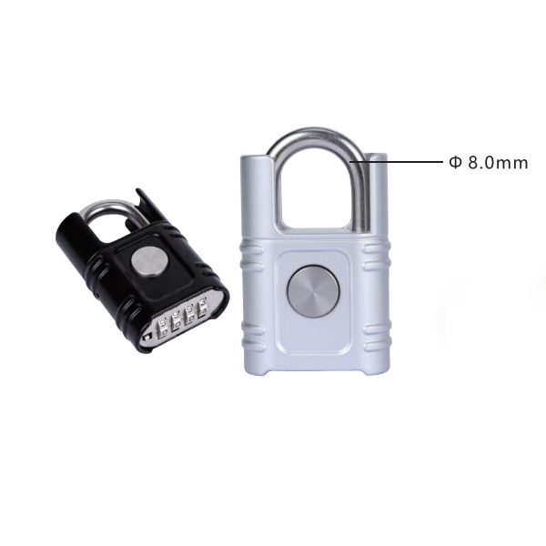 Rarlux 4-digit letter security password lock for cabinet gym student combination padlock stainless steel password wheel