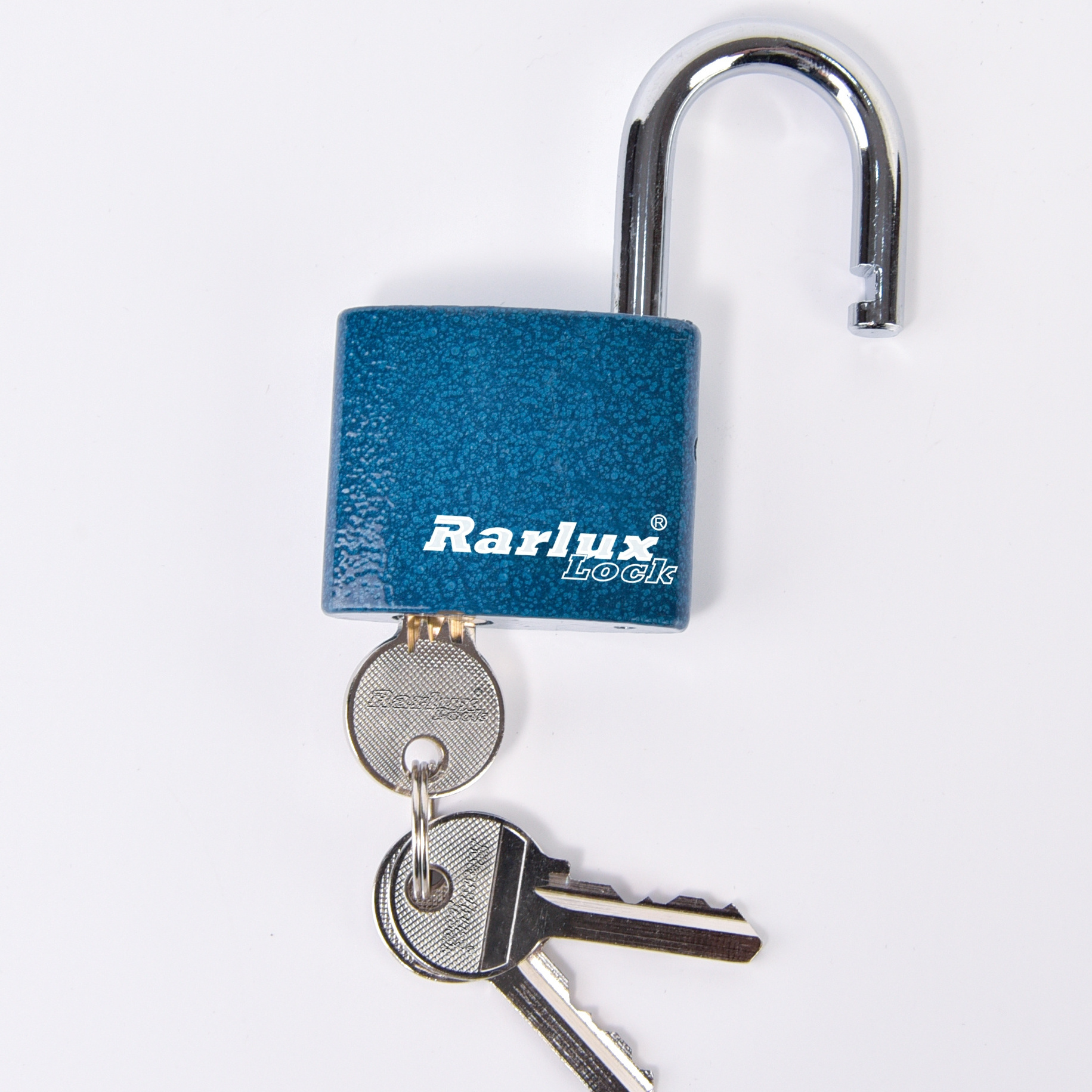 Rarlux 38-75mm padlock Iron body master lock blue plastic painted surface  iron padlock