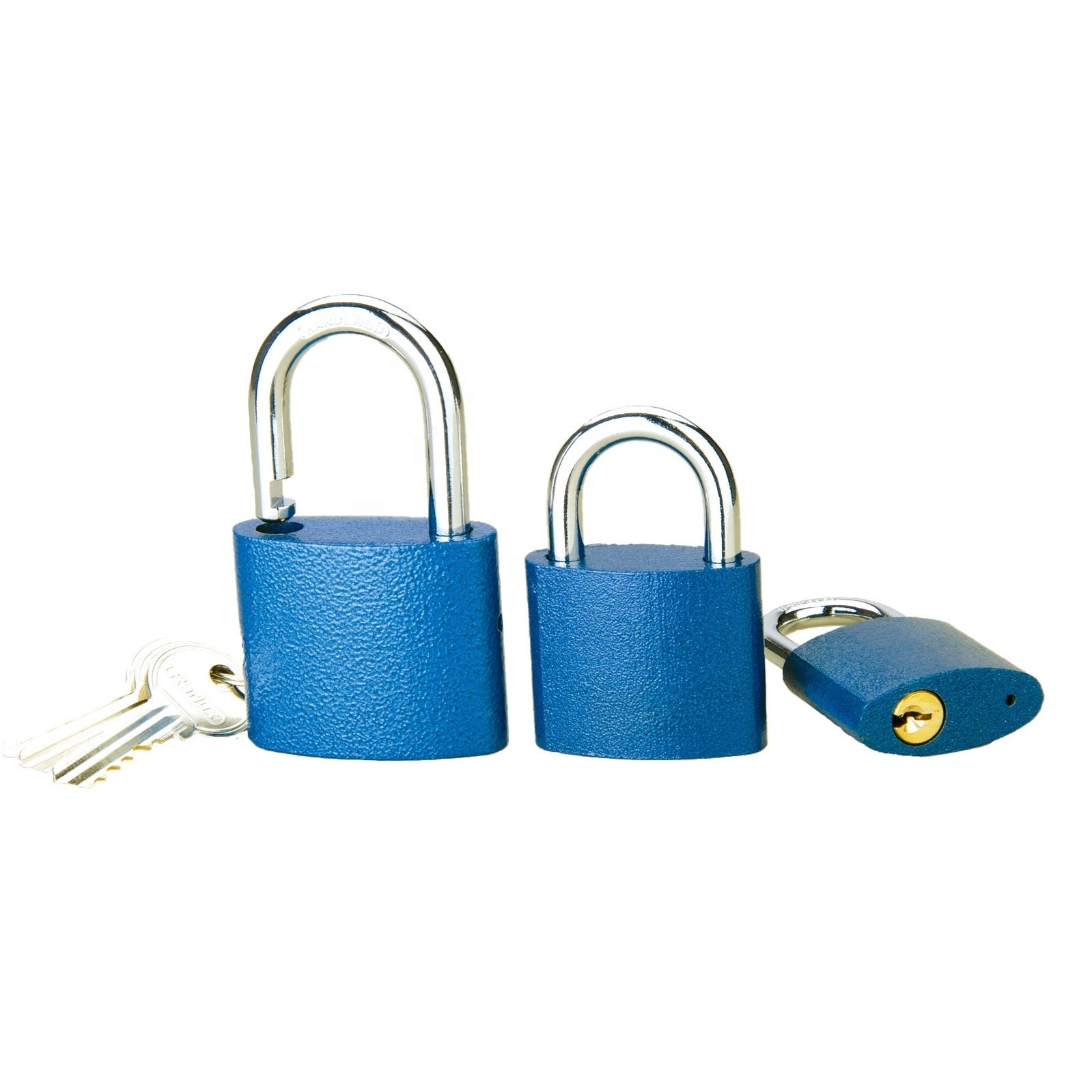 Rarlux 38-75mm padlock Iron body master lock blue plastic painted surface  iron padlock