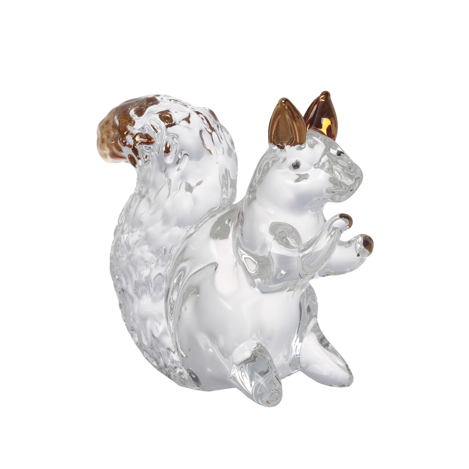 Crystal Animals Squirrel Collectible Figurine Paperweight Table Centerpiece Ornament