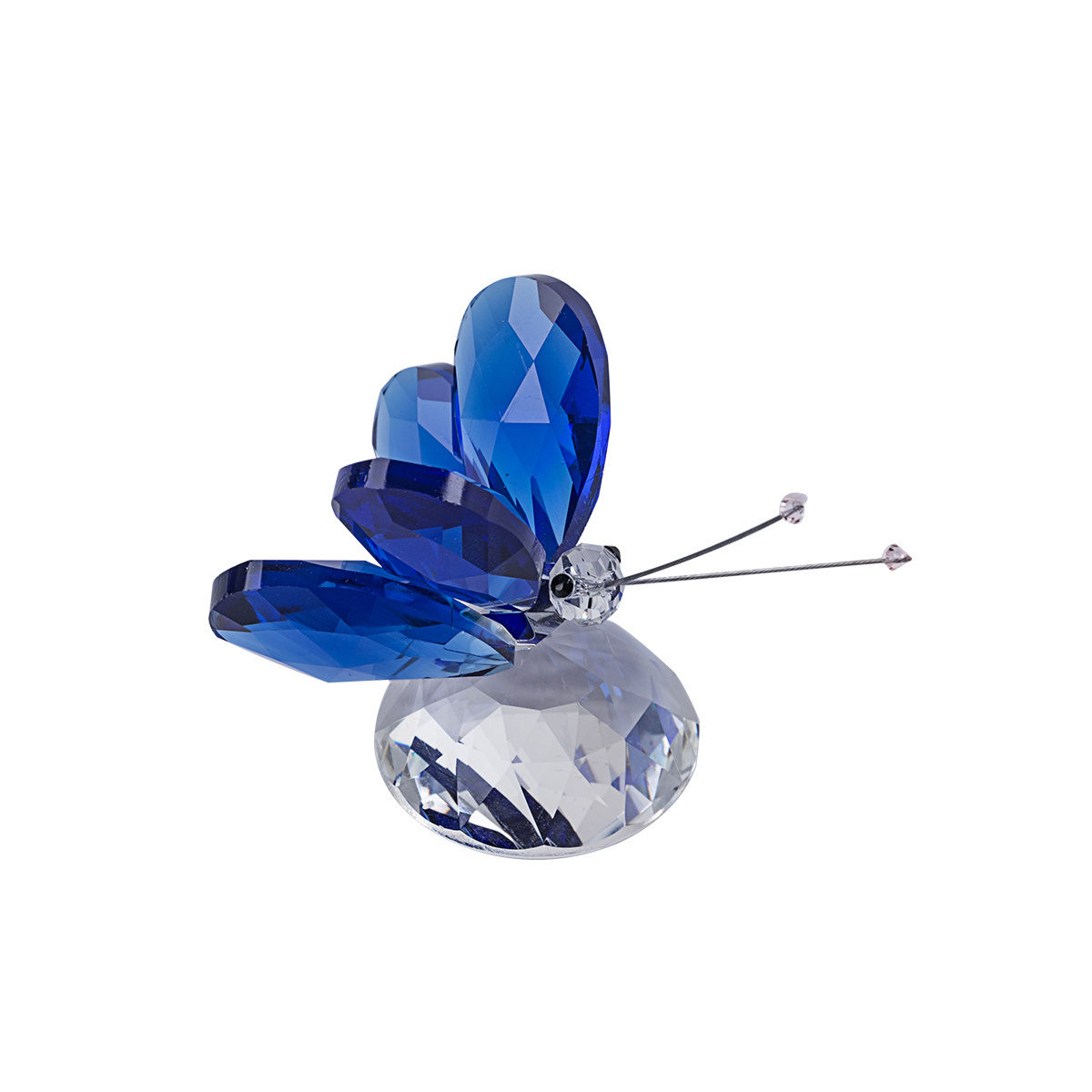 Crystal Flying Butterfly Glass Ornament Animal  Paperweight  Wedding Favors and Home Ornaments