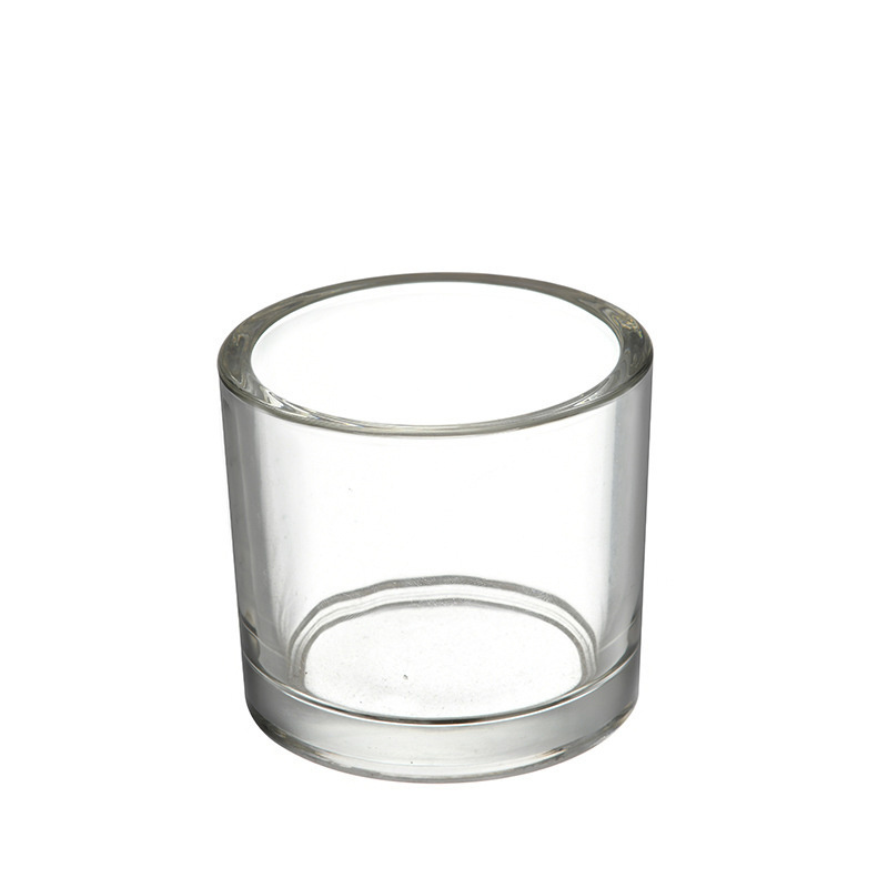 Wholesale cheap clear empty glass crystal jar candles for home decoration