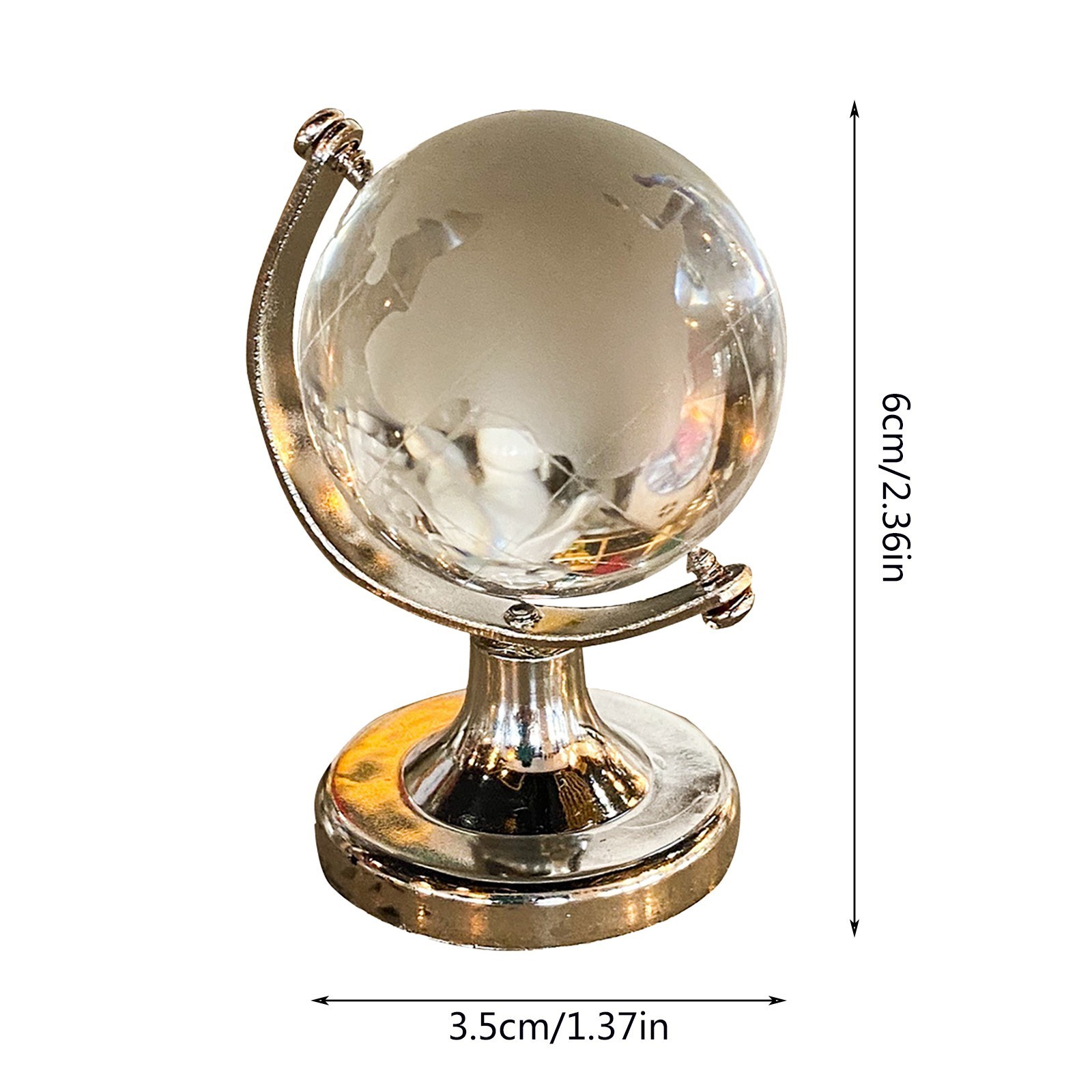 40mm wholesale k9 crystal glass earth globe custom crystal world map engraved globe for business gifts